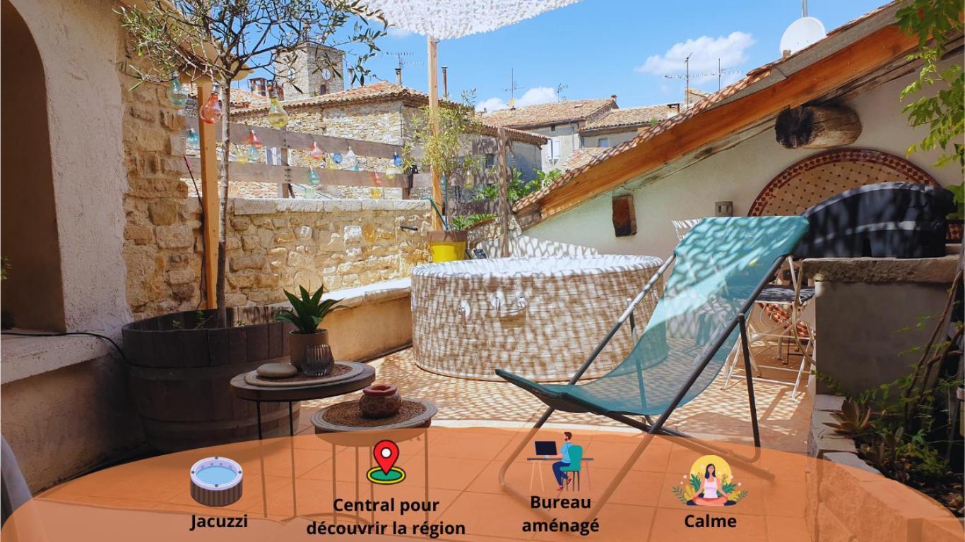 Maison Avec Jacuzzi Et Terrasse Sur Les Toits Brignon Экстерьер фото